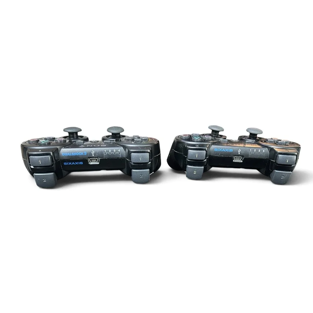 Lot of 2 Official Sony PlayStation 3 PS3 OEM Wireless Controllers Untested